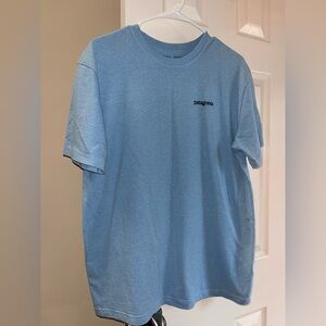 Patagonia Men's Light Blue Short Sleeve Tee